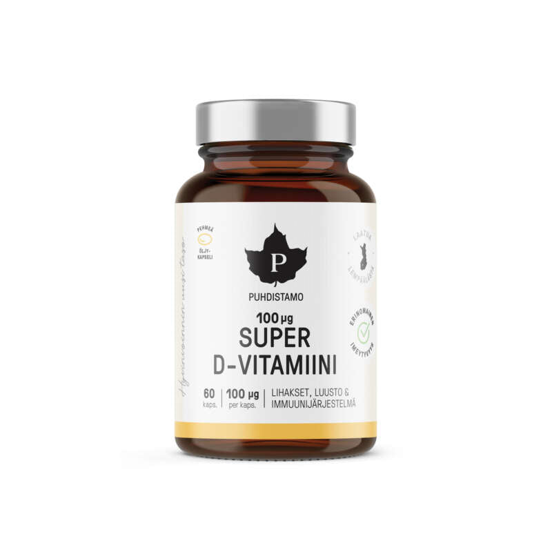 Super vitamin D, 60 capsules