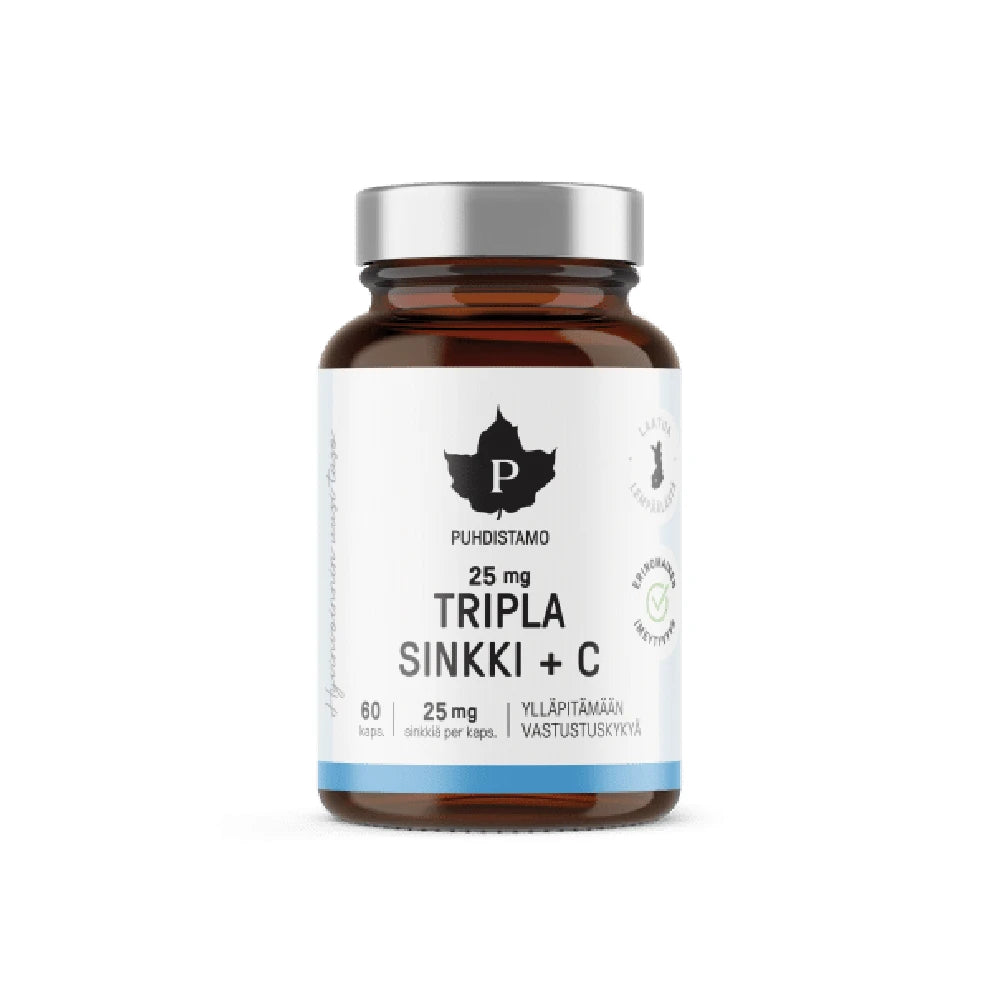 Triple Zinc + C, 60 capsules